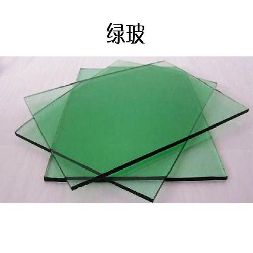广州工厂质量优良钢化反辐射浮法玻璃原片319mm绿色镀膜玻璃